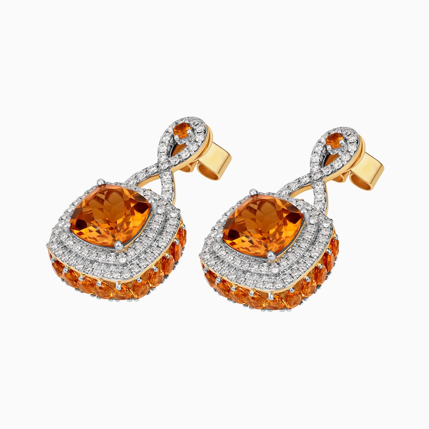 Vida Earring Modern Gold & Diamond Jewellery Jawhara Jewellery